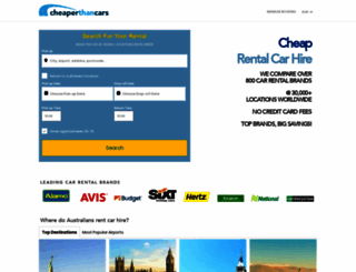 cheaperthancars.com.au screenshot