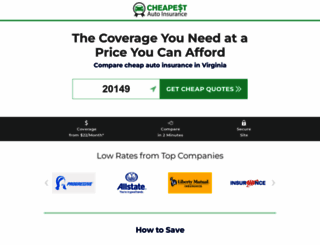 cheapest-auto-insurance.com screenshot