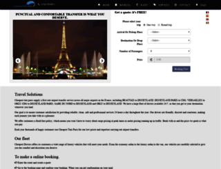 cheapest-taxi-paris.com screenshot