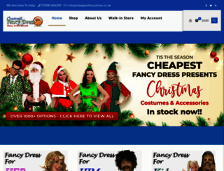 cheapestfancydress.co.uk screenshot