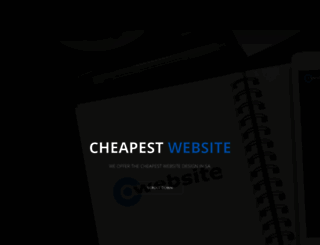 cheapestwebsite.co.za screenshot