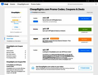 cheapflights.bluepromocode.com screenshot