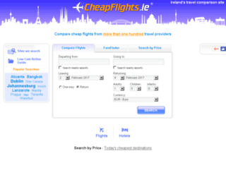 cheapflights.ie screenshot