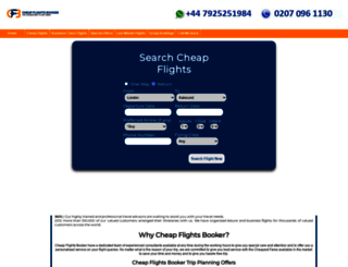 cheapflightsbooker.co.uk screenshot