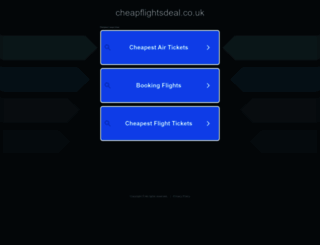 cheapflightsdeal.co.uk screenshot