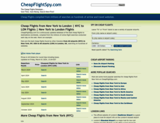 cheapflightspy.com screenshot