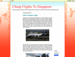 cheapflightstosingapore.blogspot.com screenshot