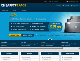 cheapftpspace.com screenshot