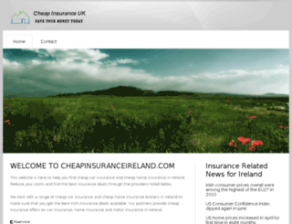 cheapinsuranceireland.com screenshot