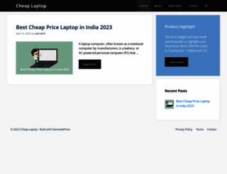 cheaplaptop.in screenshot