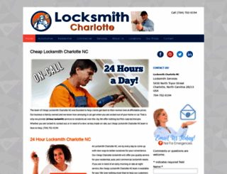 cheaplocksmith-charlotte-nc.com screenshot