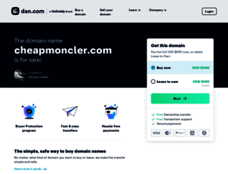 cheapmoncler.com screenshot