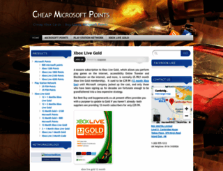 cheapmspoints.wordpress.com screenshot