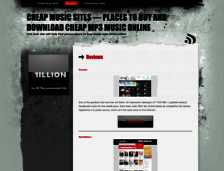 cheapmusicsites.com screenshot