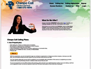 cheapocall.com screenshot