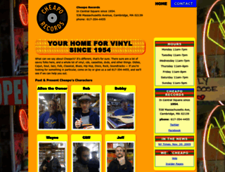 cheaporecords.com screenshot