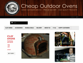 cheapoutdoorovens.com screenshot