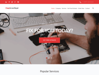cheapscreenrepair.com screenshot