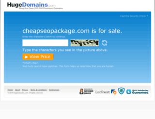 cheapseopackage.com screenshot