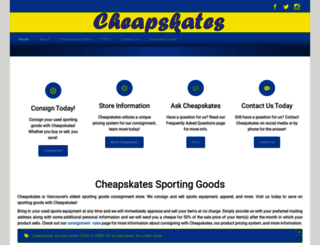 cheapskatesvancouver.com screenshot