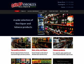 cheapsmokesandloans.com screenshot