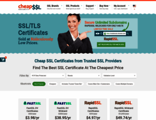 cheapsslsecurity.com screenshot