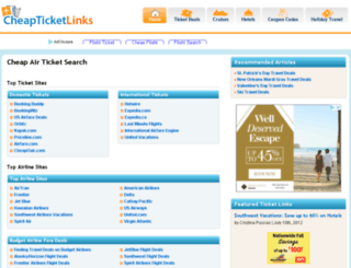 cheapticketlinks.org screenshot