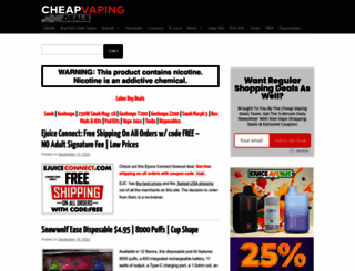 cheapvaping.deals screenshot