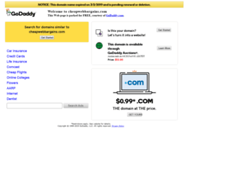 cheapwebbargains.com screenshot