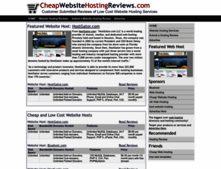 cheapwebsitehostingreviews.com screenshot