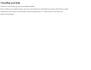 cheatbag.com screenshot