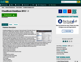 cheatbook-database-2012.soft112.com screenshot