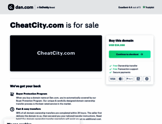 cheatcity.com screenshot