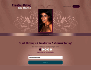cheatersdatingsrilanka.com screenshot