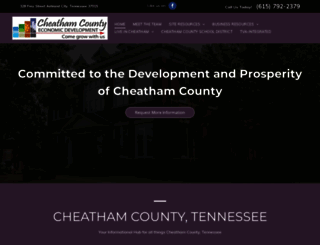 cheathamconnect.com screenshot