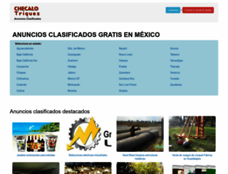 checalo-triques.com.mx screenshot