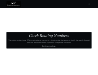 check-routing-numbers.com screenshot