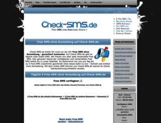 check-sms.de screenshot