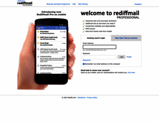 check.rediffmailpro.com screenshot
