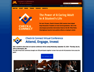 checkandconnect.org screenshot