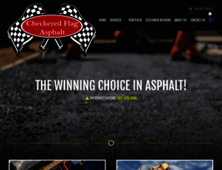 checkeredflagasphalt.com screenshot