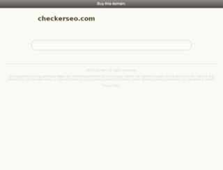 checkerseo.com screenshot