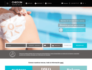 checkinhoteles.com screenshot