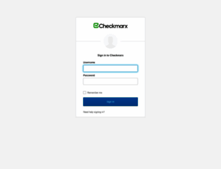 checkmarx.okta.com screenshot