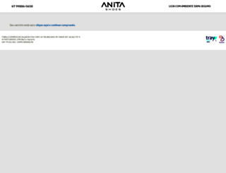 checkout.anita.com.br screenshot
