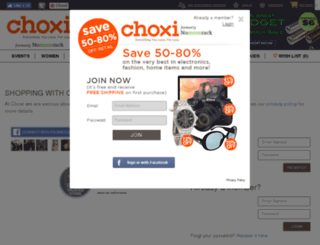 checkout.choxi.com screenshot
