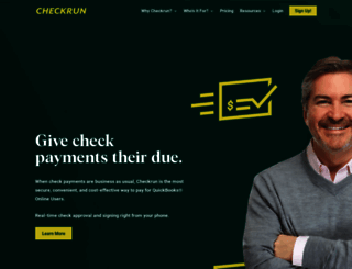 checkrun.com screenshot
