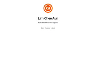 cheeaun.com screenshot