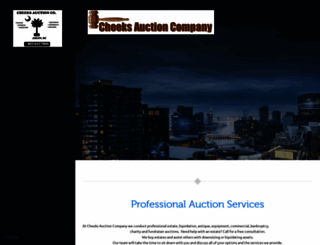 cheeksauctionco.com screenshot