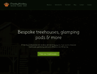 cheekymonkeytreehouses.com screenshot